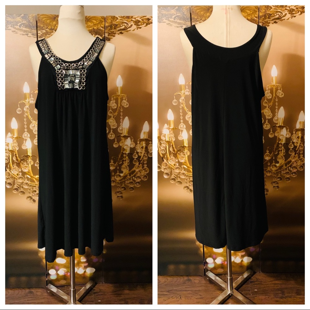 Black dress by candy Rain plus 2X